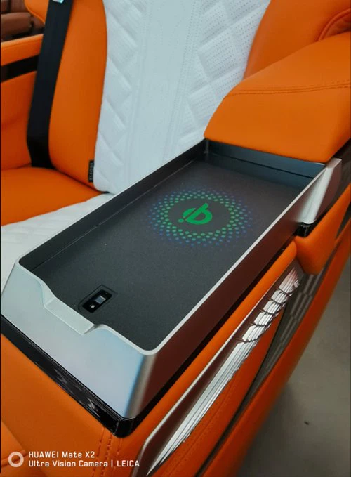 Captain's Chair Touch Control Screen Diagram