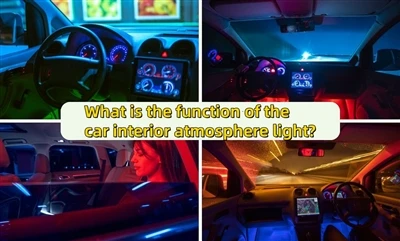 מהו הפונקציה של אור האווירה הפנימית של המכונית?